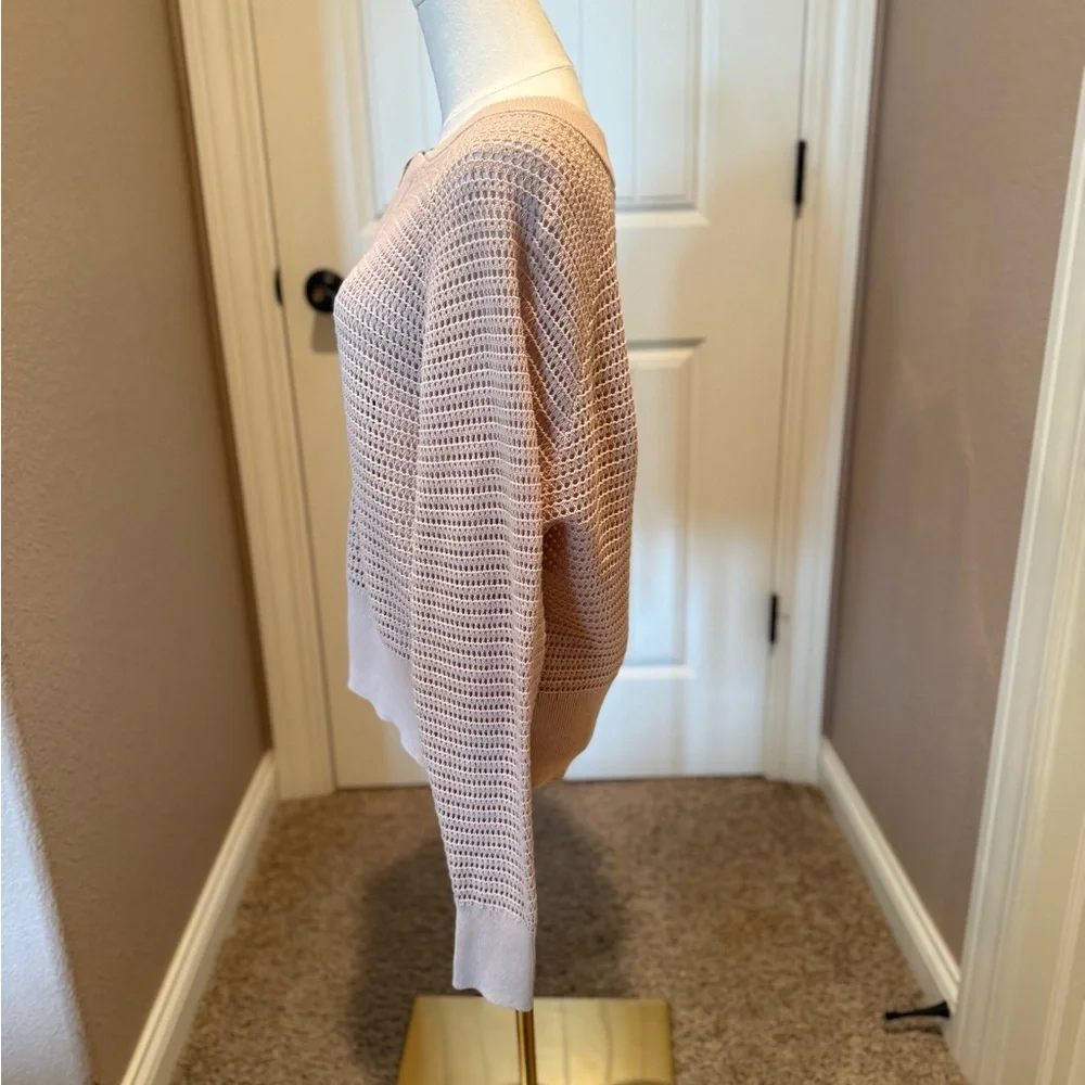 Varley Lai Lightweight Knit Jacket in moonlight color - Picture 5 of 8